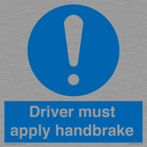 MV10047: Driver must apply handbrake