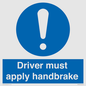 MV10047: Driver must apply handbrake