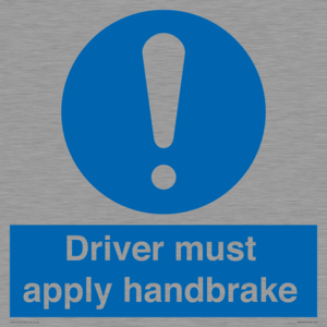 MV10047: Driver must apply handbrake