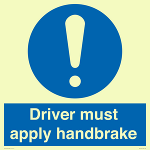 MV10047: Driver must apply handbrake