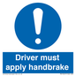 MV10047: Driver must apply handbrake