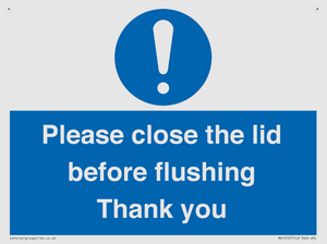 MV10127: Please close the lid before flushing Thank you