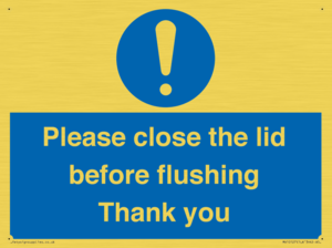 MV10127: Please close the lid before flushing Thank you