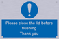 MV10127: Please close the lid before flushing Thank you