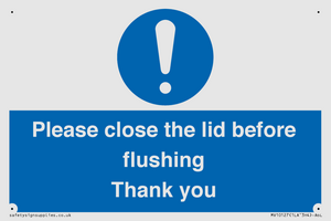 MV10127: Please close the lid before flushing Thank you