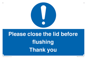 MV10127: Please close the lid before flushing Thank you