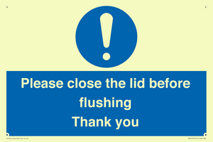 MV10127: Please close the lid before flushing Thank you