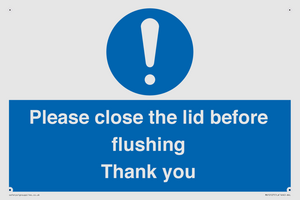 MV10127: Please close the lid before flushing Thank you