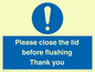 MV10127: Please close the lid before flushing Thank you