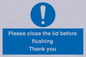MV10127: Please close the lid before flushing Thank you