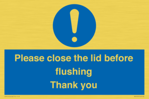 MV10127: Please close the lid before flushing Thank you