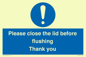 MV10127: Please close the lid before flushing Thank you
