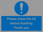MV10127: Please close the lid before flushing Thank you