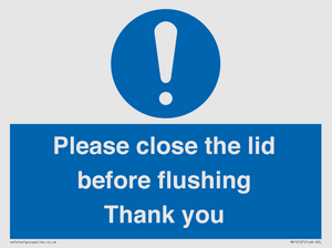 MV10127: Please close the lid before flushing Thank you