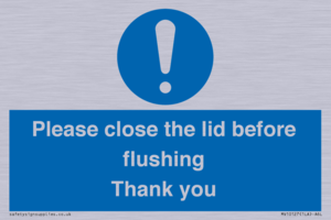 MV10127: Please close the lid before flushing Thank you