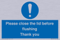 MV10127: Please close the lid before flushing Thank you