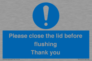 MV10127: Please close the lid before flushing Thank you