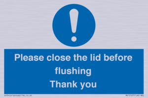 MV10127: Please close the lid before flushing Thank you