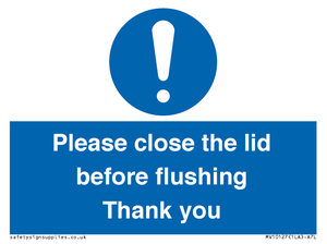 MV10127: Please close the lid before flushing Thank you
