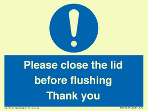 MV10127: Please close the lid before flushing Thank you