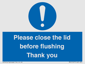 MV10127: Please close the lid before flushing Thank you