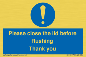 MV10127: Please close the lid before flushing Thank you