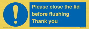 MV10127: Please close the lid before flushing Thank you