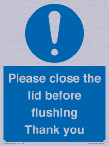 MV10127: Please close the lid before flushing Thank you