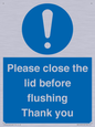MV10127: Please close the lid before flushing Thank you