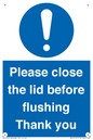 MV10127: Please close the lid before flushing Thank you