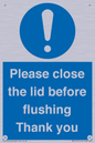 MV10127: Please close the lid before flushing Thank you