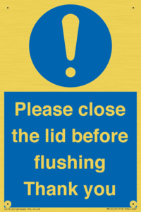 MV10127: Please close the lid before flushing Thank you