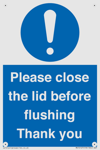 MV10127: Please close the lid before flushing Thank you