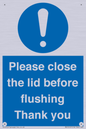 MV10127: Please close the lid before flushing Thank you