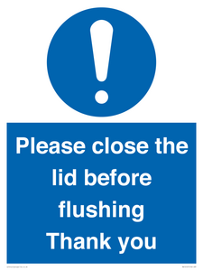 MV10127: Please close the lid before flushing Thank you