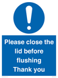MV10127: Please close the lid before flushing Thank you
