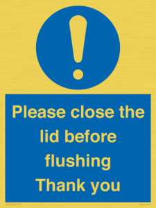 MV10127: Please close the lid before flushing Thank you