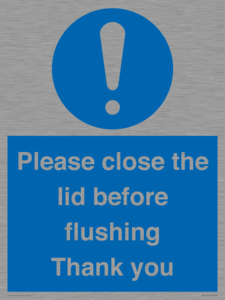 MV10127: Please close the lid before flushing Thank you