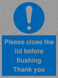 MV10127: Please close the lid before flushing Thank you