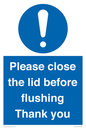 MV10127: Please close the lid before flushing Thank you
