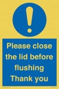 MV10127: Please close the lid before flushing Thank you