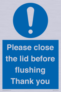 MV10127: Please close the lid before flushing Thank you
