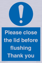 MV10127: Please close the lid before flushing Thank you