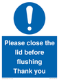 MV10127: Please close the lid before flushing Thank you