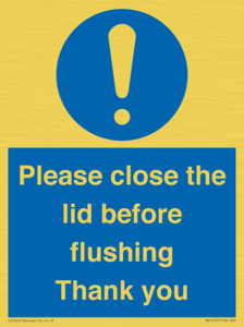 MV10127: Please close the lid before flushing Thank you