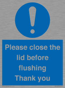 MV10127: Please close the lid before flushing Thank you