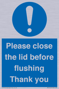 MV10127: Please close the lid before flushing Thank you