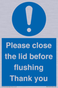 MV10127: Please close the lid before flushing Thank you