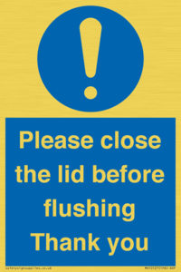 MV10127: Please close the lid before flushing Thank you