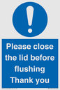 MV10127: Please close the lid before flushing Thank you